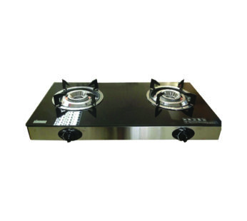 SIMMONS GLASS TOP 2 BURNER GAS STOVE