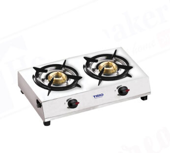 TRIO S/S DOUBLE BURNER GAS STOVE GS2000
