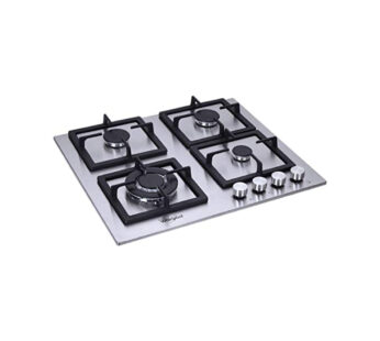 WHIRLPOOL 60cm 4 Burner Stainless Steel