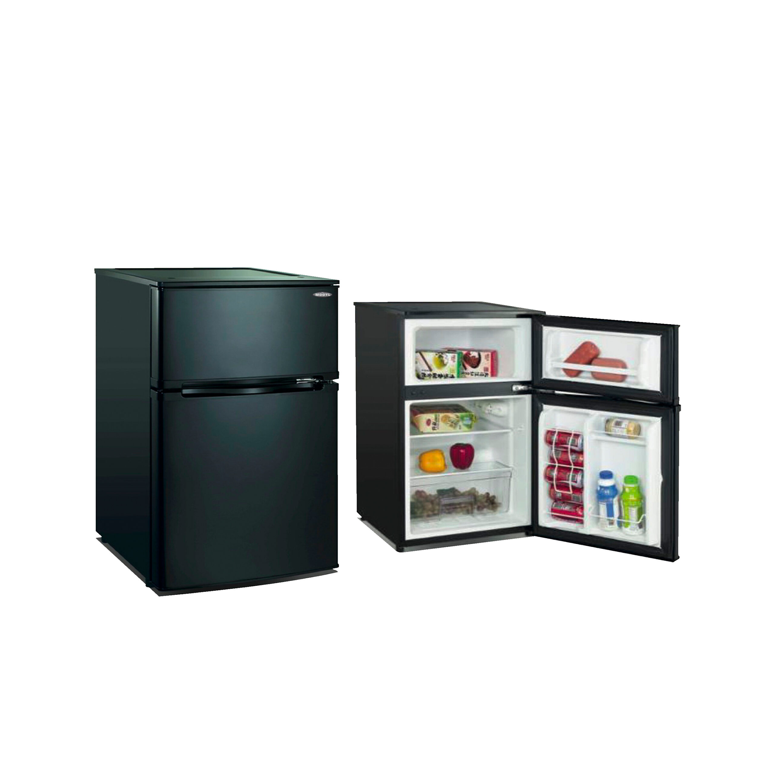 MODYL 89L RETRO 2 DOOR REFRIGERATOR RED
