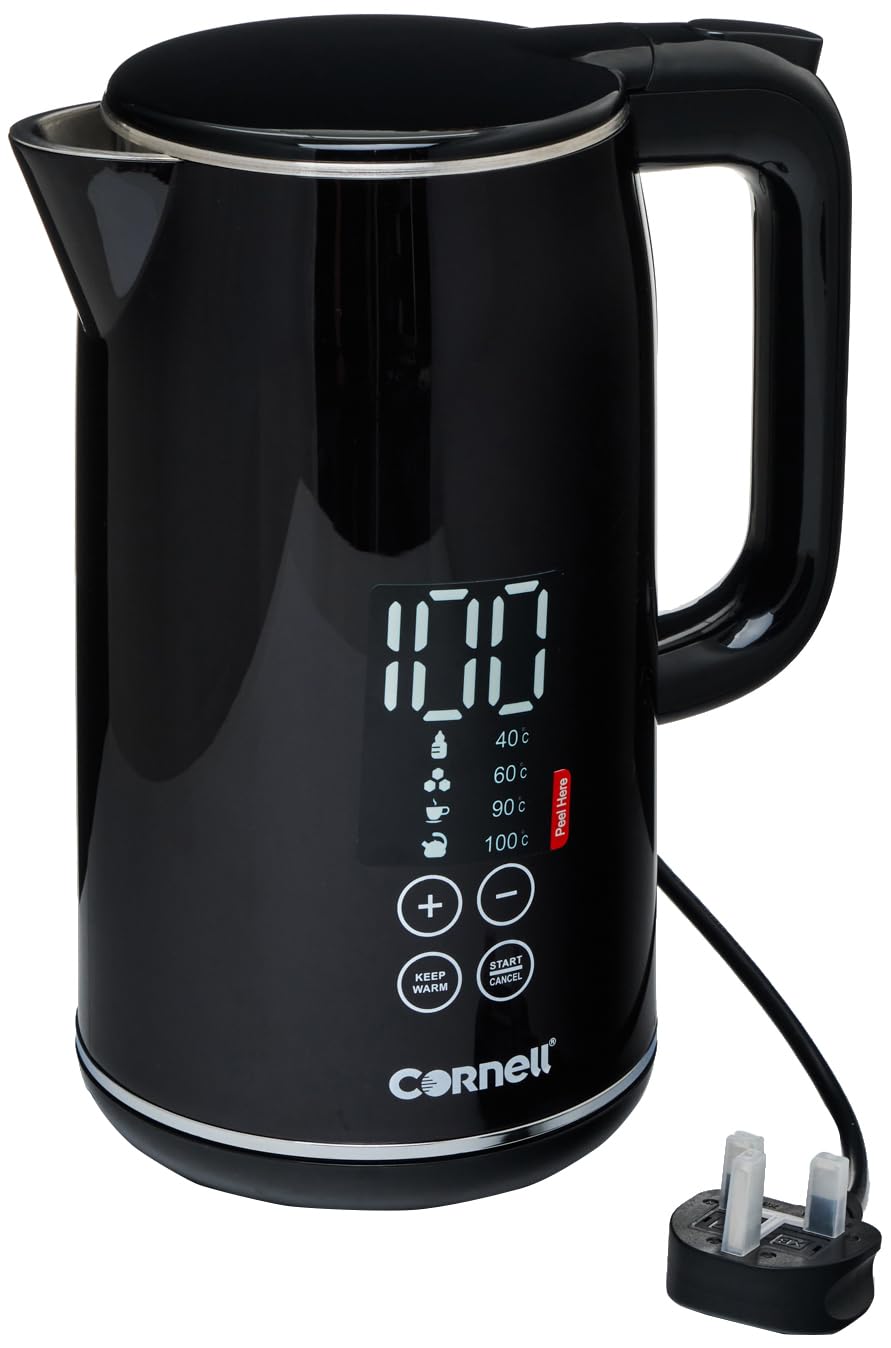 CORNELL CORDLESS KETTLE 1.7L DIGITAL