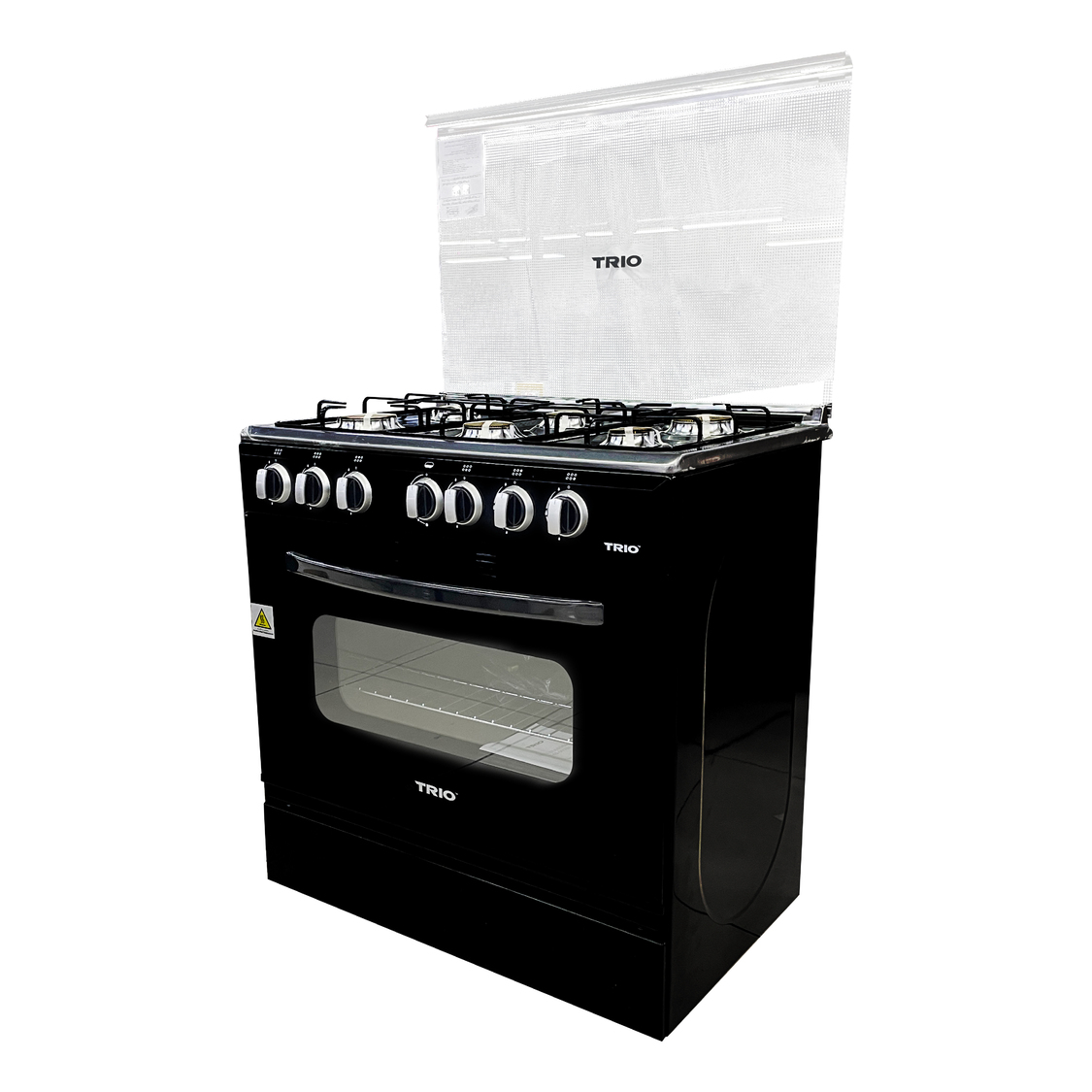 TRIO 6 BURNER GAS STOVE- 105L- XD-800BB