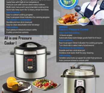 SIMMONS ELECTRIC PRESSSURE/MULTI  COOKER